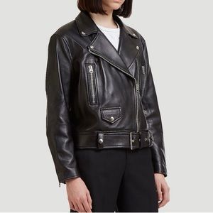 Acne Studions Merlyn Biker Jacket PSS17 Size 38